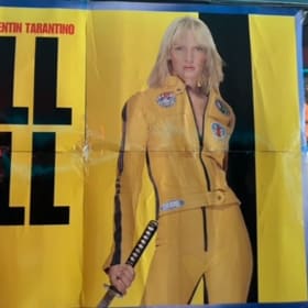 KILL BILL LARGE 4 PART POSTER SOME DAMAGE item