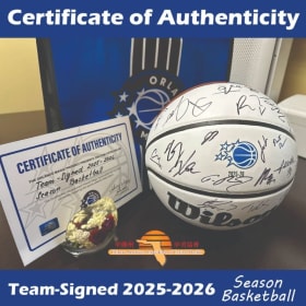 Official Orlando Magic Basketball signed by all players #1 item