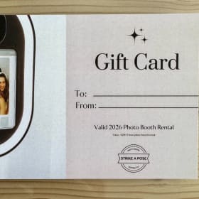 2 Hr Photo Booth Gift Card item