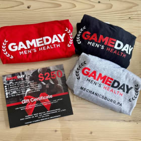 Gameday Men's Health Gift Card & Shirts item