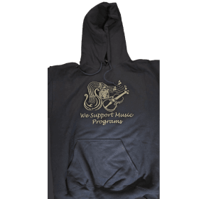 Hoodie Navy We support Music Programs item
