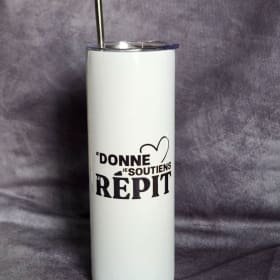 Gourde isotherme avec paille item