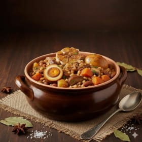 Homemade Hamin (Cholent) for Four - Vegan or Vegetarian item