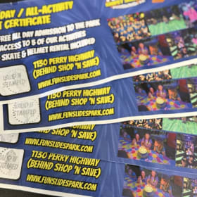 Fun Slides Carpet Skatepark Vouchers item