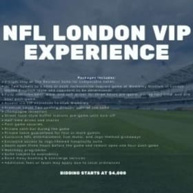 NFL London VIP Experience item