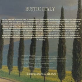 Rustic Italy item