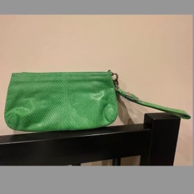 #34 Tignanello Green Wristlet Purse item