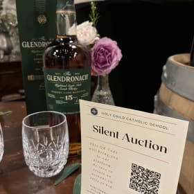 Premium whiskey and waterford item