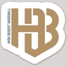 HDB Classic Blue Logo/Gold Logo Sticker item