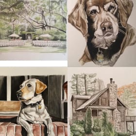 Custom Watercolor Painting item