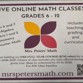 Mrs. Peters Math Tutoring item