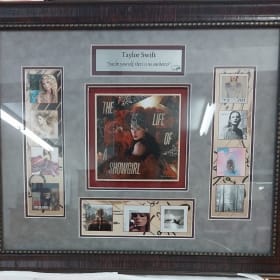 Taylor Swift Framed Collector Display item