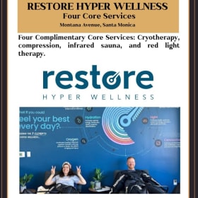 WELLNESS-009|  RESTORE CORE SERVICES  (Value: $220) item