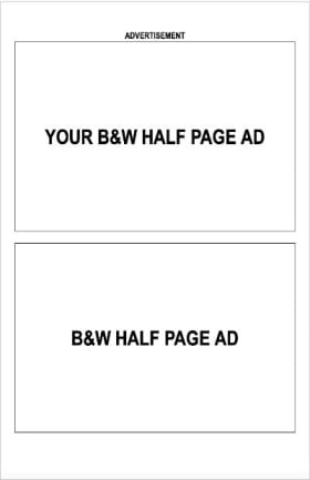Half Page Ad (Black & White) item