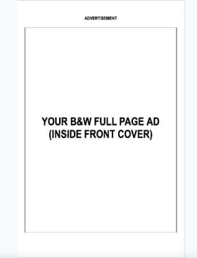 Inside Front Cover Ad (Full Page) item