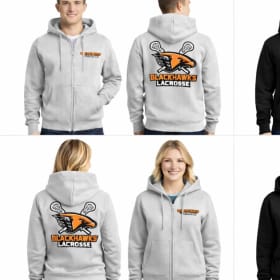 ADULT ONLY Full Zip Hoodie | Color Light Grey item