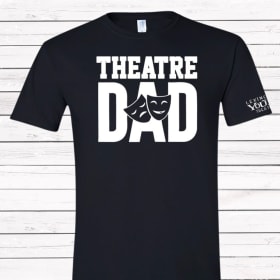 Theatre Dad unisex black gildan tshirt item