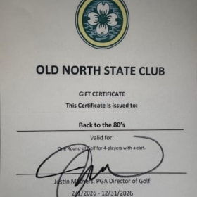 Old North State Golf Package (@ Uwharrie Point) item