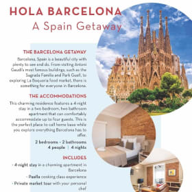 Barcelona, Spain Getaway item