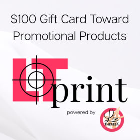 $100 Gift Card Toward Promotional Products with Liz Theresa item