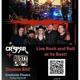 2  Crisprr & Rusty Crows concert tickets Mar 20th item