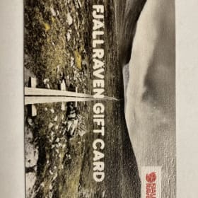 Fjallraven $50 gift card/Karma Hydr8/Pink Weasel Coffee item