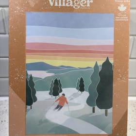 Sunset Ski, Villager Puzzle & Pink Weasel Coffee item