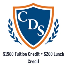 CDS Tuition Credit of $1500 & Lunch Credit of $200 item