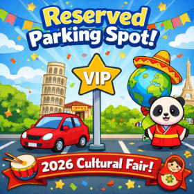 Reserved Parking Spot -- 2026 Cultural Fair item