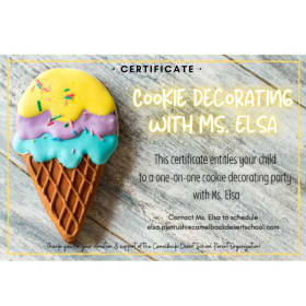 CDS Experience - Cookie Decorating with Ms. Elsa! item