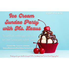 CDS Experience - Ice Cream Sundae Party with Ms. Lexus! item