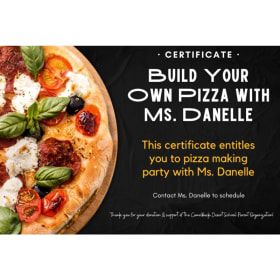 CDS Experience - Build Your Own Pizza with Ms. Danelle! item