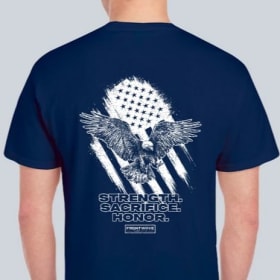 Hero T-shirt: Strength, Sacrifice, Honor item