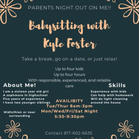 Parents Night Out – Babysitting with Kyle Foster item