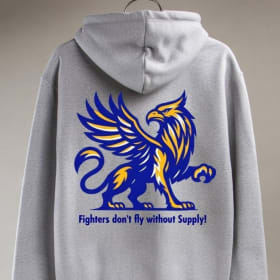 Griffin Booster Club Hoodie in Silver item