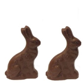 E11.  Milk Chocolate Solid Rabbit (2) item