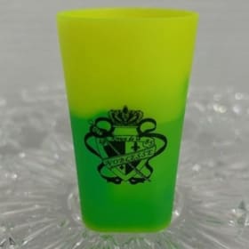 Krewe imprinted plastic shot glass item