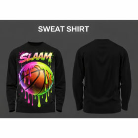 Long-sleeve Tee with SLAAM Basketball item