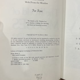 The World of Mosses by Bette J Davis item