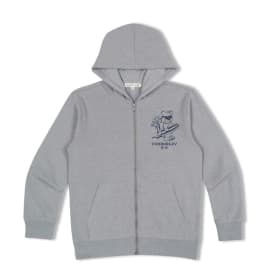 KIDS Zip Hoodie- Surf- Heather Grey item