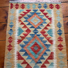 25. Handwoven Maimana Kilim – 100% Wool (Afghanistan) item