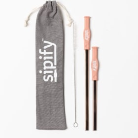 Sipify Straw Set (Rose Gold) item
