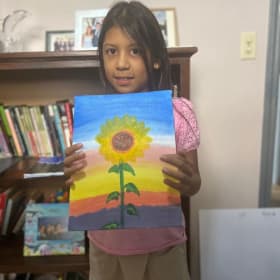 Sunflower painting item