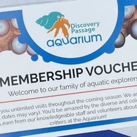 Discovery Passage Aquarium Family Membership item