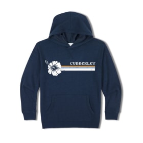 KIDS Pullover Triblend Hoodie-Flower- Midnight item