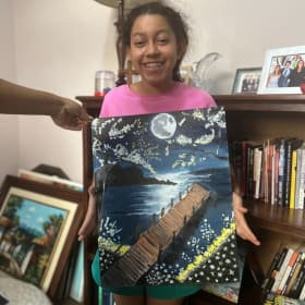 The Dock on the Bay painting item