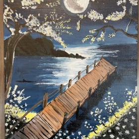 The Dock on the Bay painting item