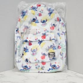 LOUNGEFLY DISNEY STITCH FRUIT & SCRUMP BACKPACK item
