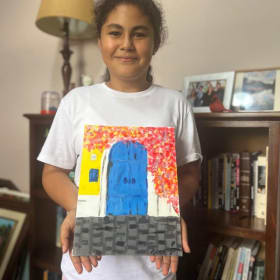 The Blue Door painting item