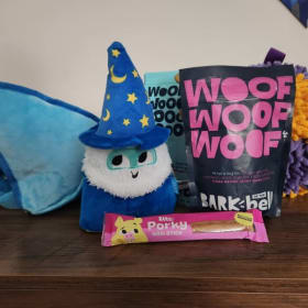 ZOOMIE’S AND PURR BASKET/ Pup Toys/ Raising Canes Basket item